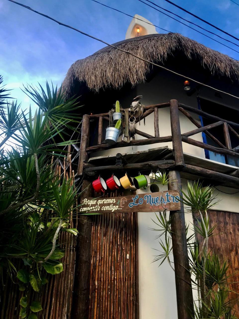 Lo Nuestro Petit Hotel Tulum Zewnętrze zdjęcie